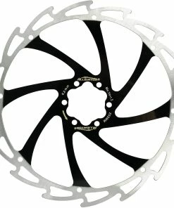 Alligator Wind-Cutter Bremseskive 6-bolt 140 Mm, Sort/sølv