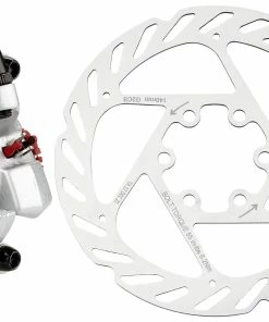 Avid BB5 Road Skivebremsekaliber Baghjul 140mm, Sølv/sort