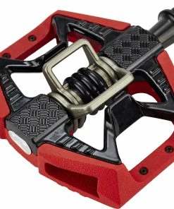 Crankbrothers Double Shot 3 Pedaler, Sort/rød
