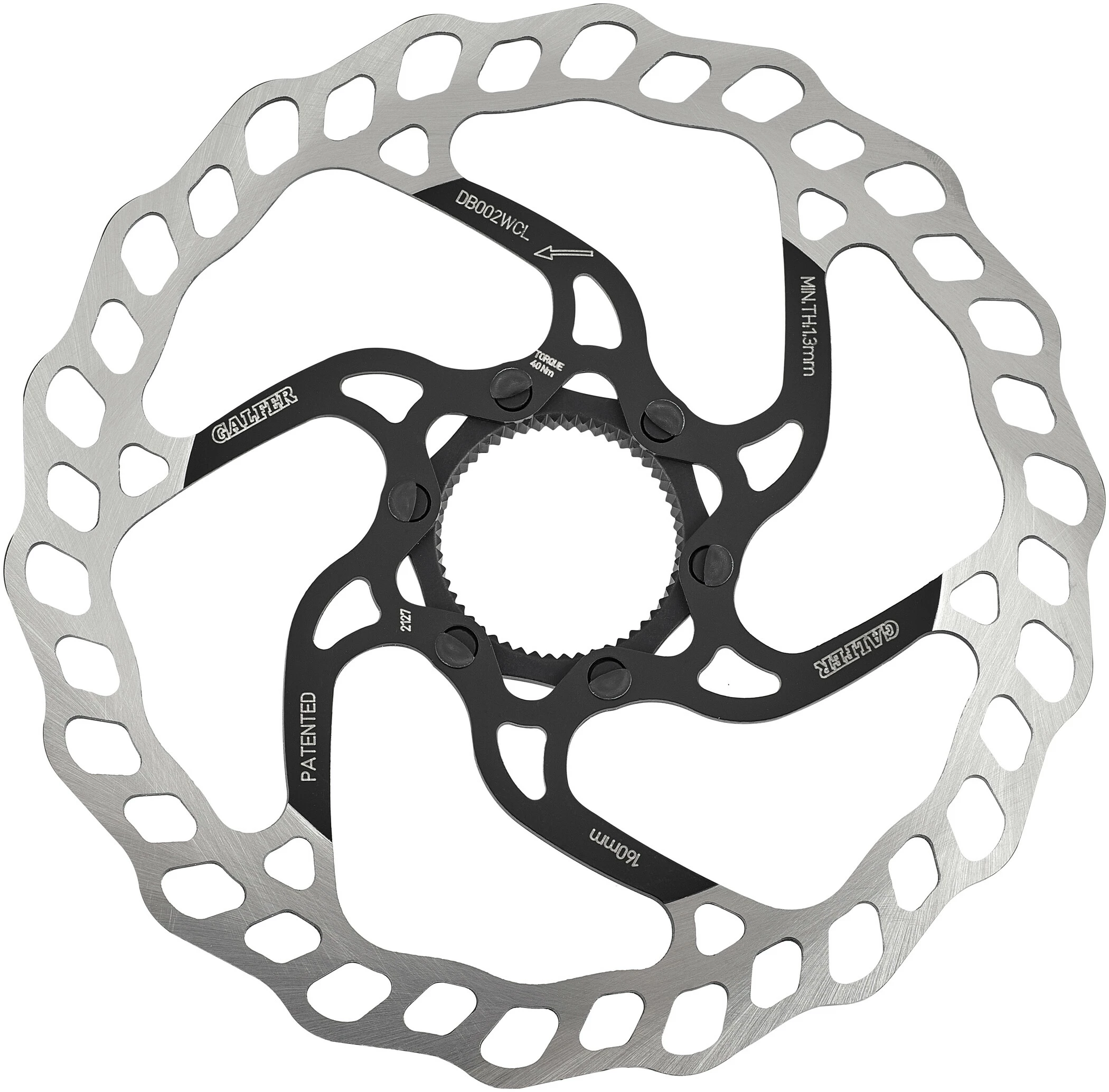 Galfer-bike GALFER BIKE Wave Fixed MTB Bremseskive CL 1,8 Mm