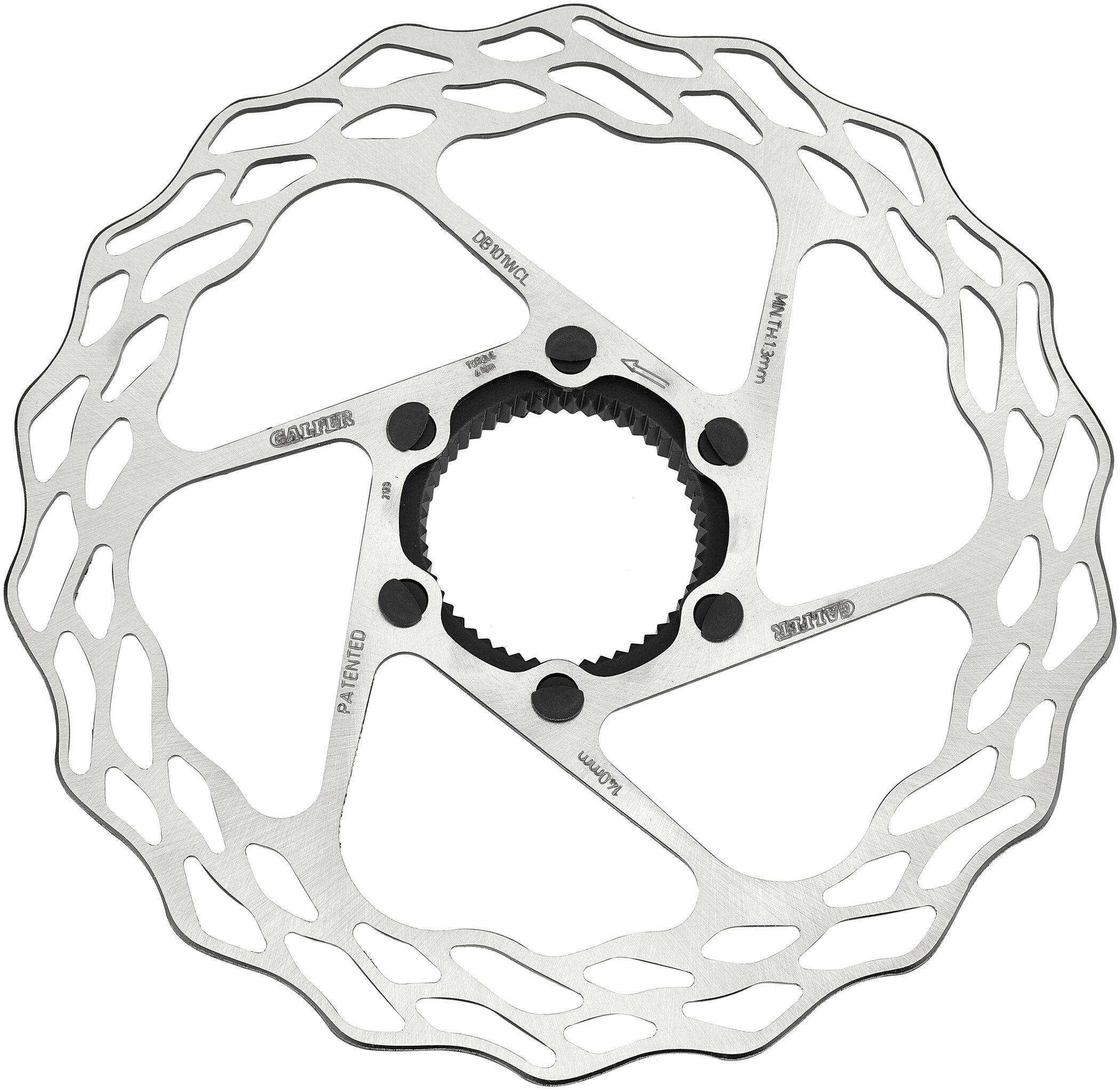 Galfer-bike GALFER BIKE Wave Fixed Vejbremseskive CL 1,8 Mm