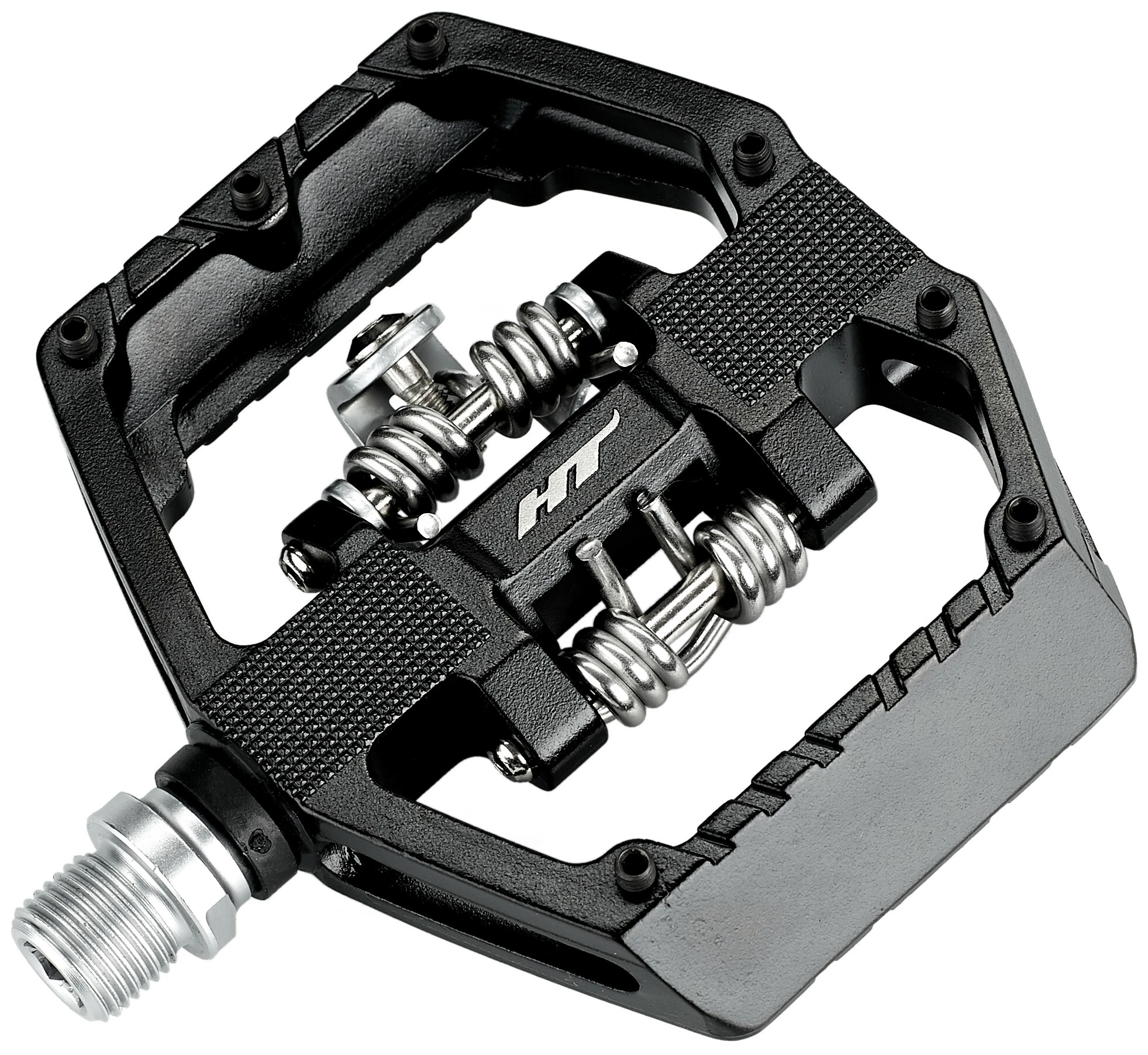HT G MTB GD1 Dual Kombinationspedaler, Sort