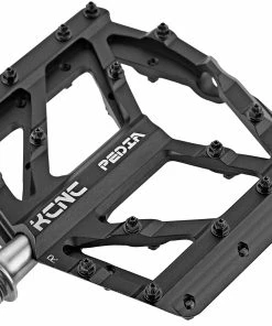 KCNC Pedia 2 Slanke Flade Pedaler Til MTB/BMX, Rød