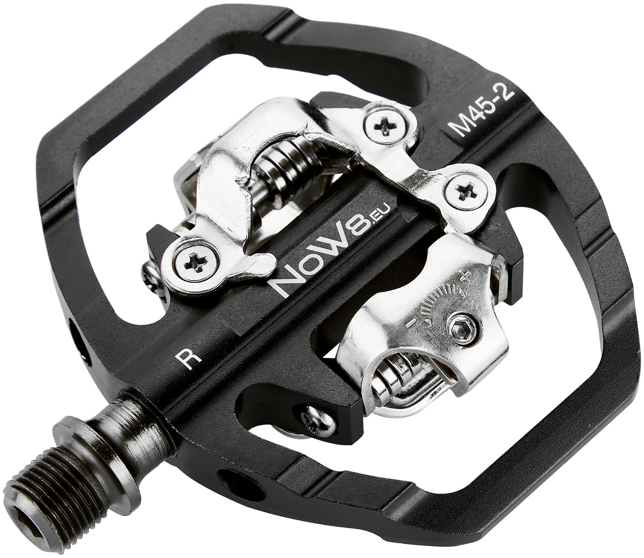 NOW8 Ligilo M45 Kombipedaler Dobbelt Side, Sort