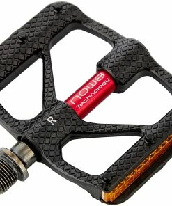 NOW8 M36 Pedaler 6 Pins M. Reflekser, Sort/rød