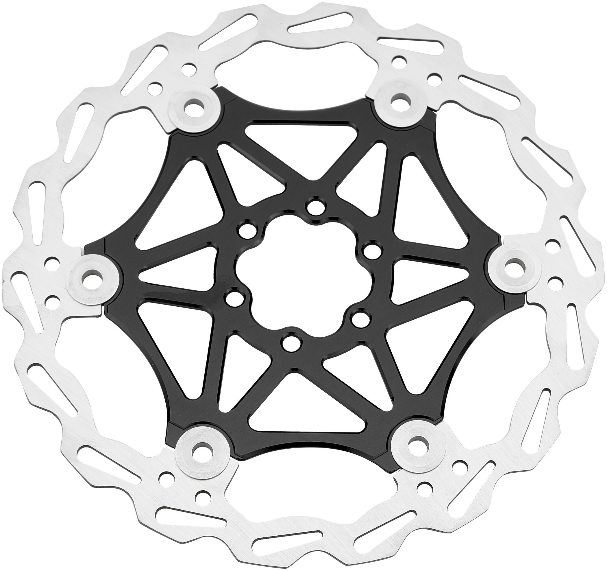 Red Cycling Products LR-6 Floating Bremseskive 6-bolt Ø180mm, Rød