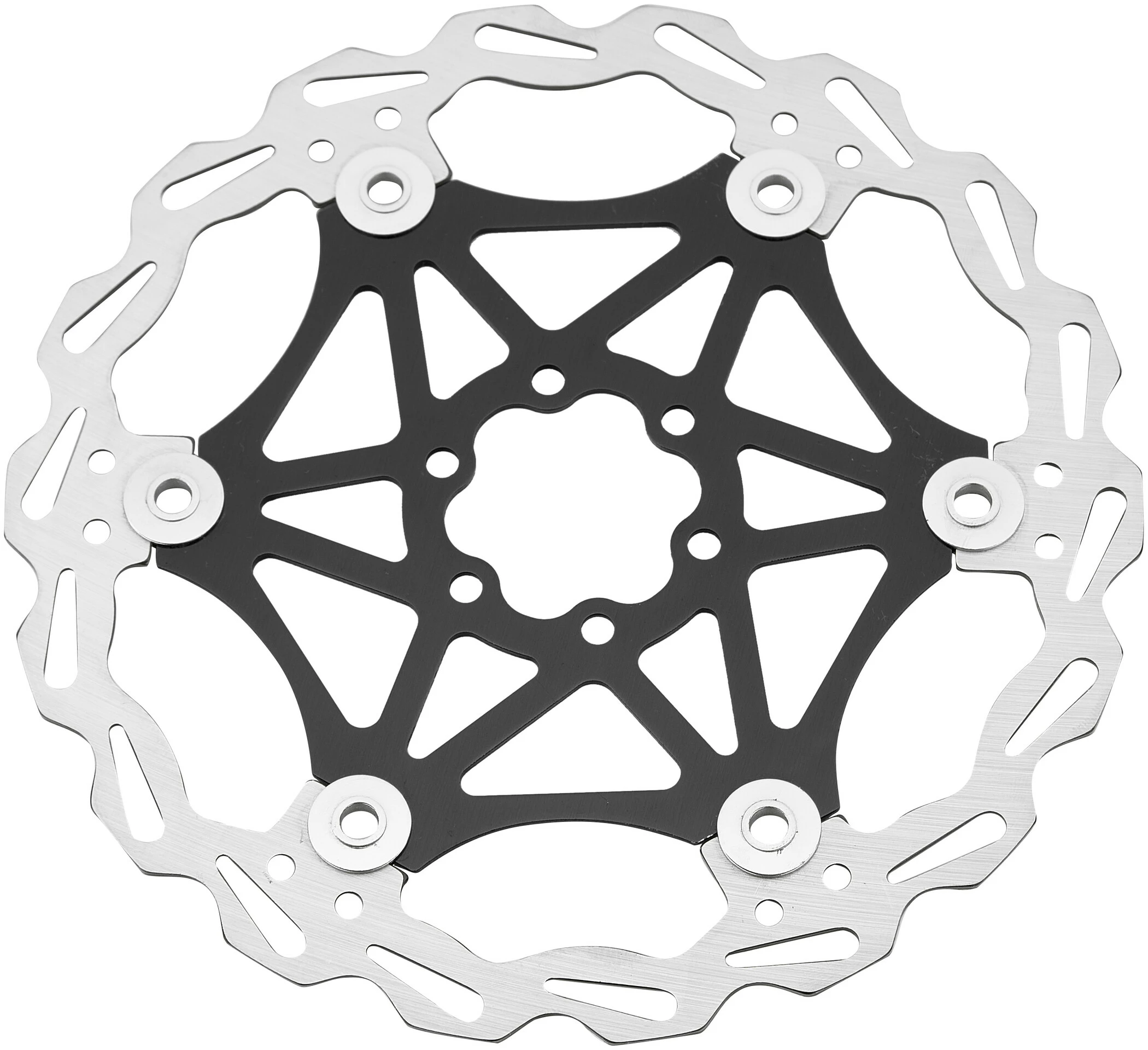 Red Cycling Products LR-6 Floating Bremseskive 6-bolt Ø180mm, Rød - Billede 2