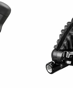 Shimano 105 ST-R7170L/BR-R7170 Sæt Med Skivebremser Baghjul Flatmount, Sort