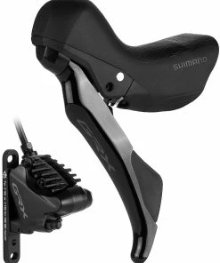 Shimano GRX ST-RX400/BR-RX400 Skivebremse Forhjul 2-speed, Sort