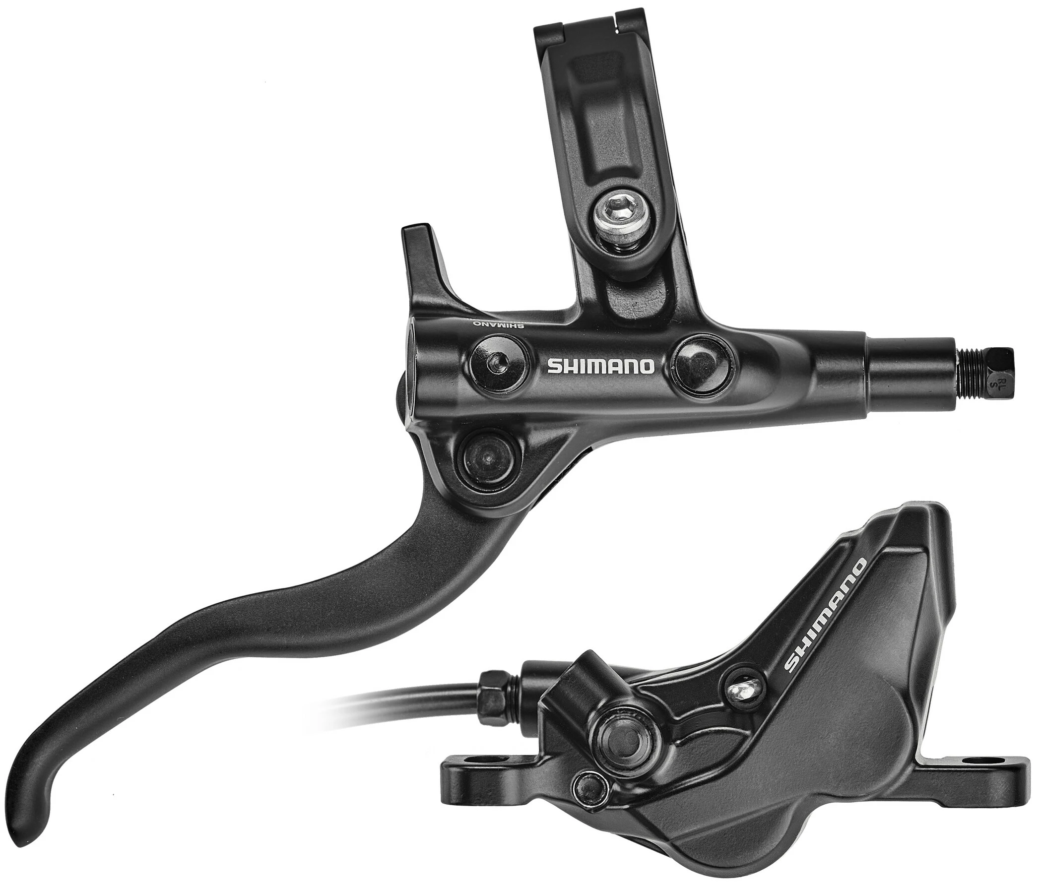 Shimano M4100/MT420 Skivebremse 4-stempler Bagpå