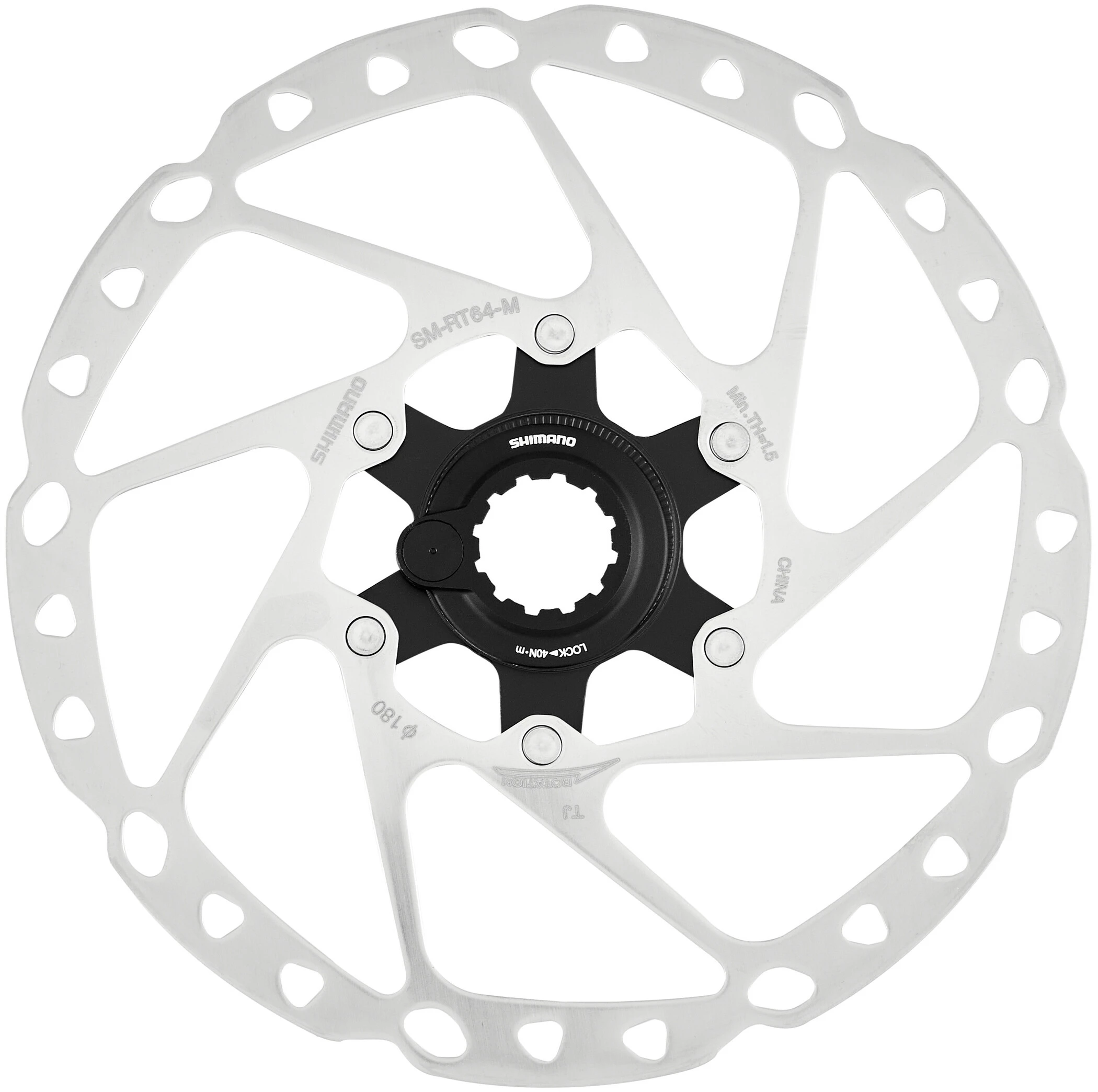 Shimano SM-RT64 Bremseskive Med Magnet Låsering 180mm