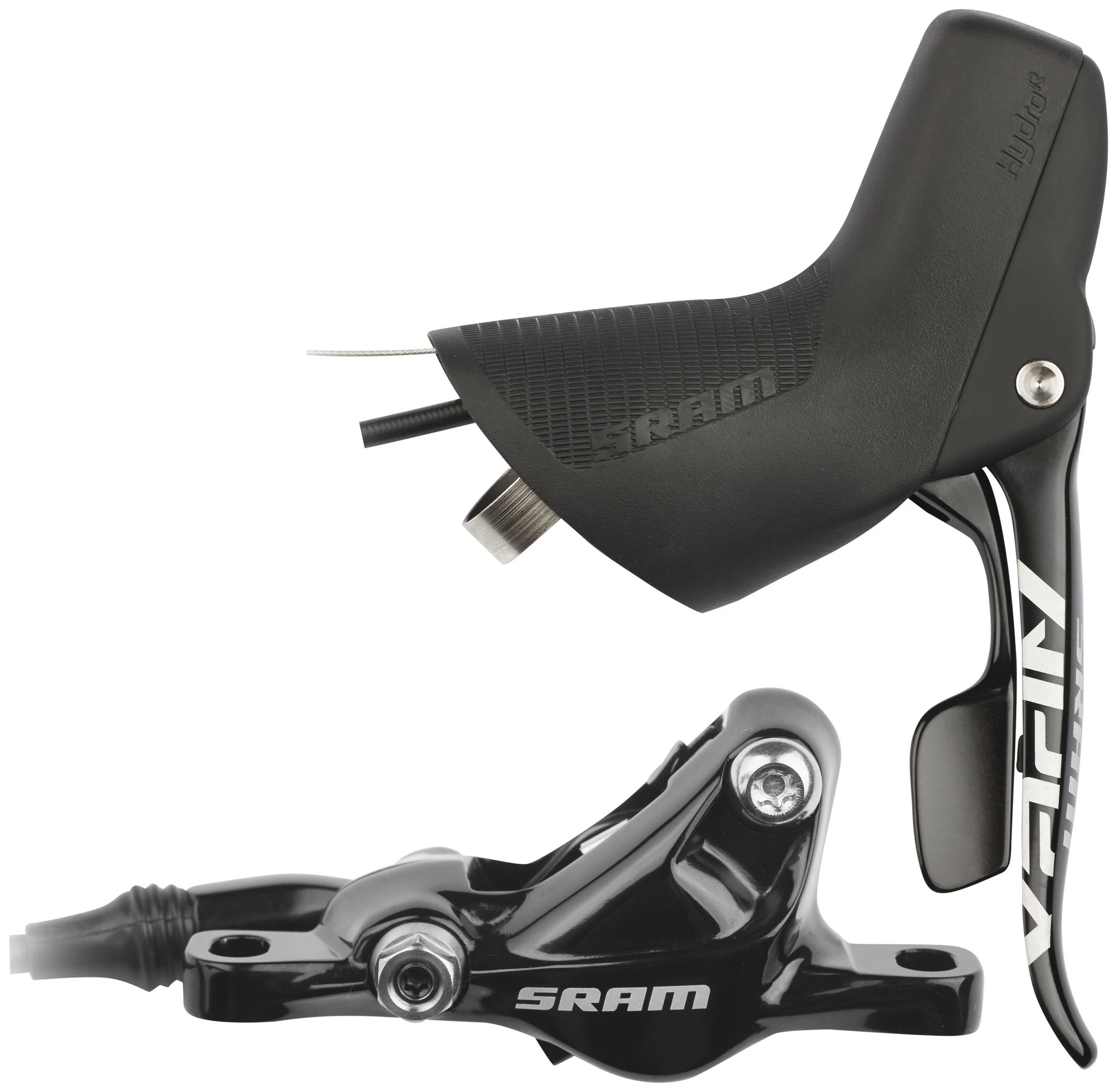 SRAM Apex 1 Road Skivebremse Baghjul Højre, Sort/sølv