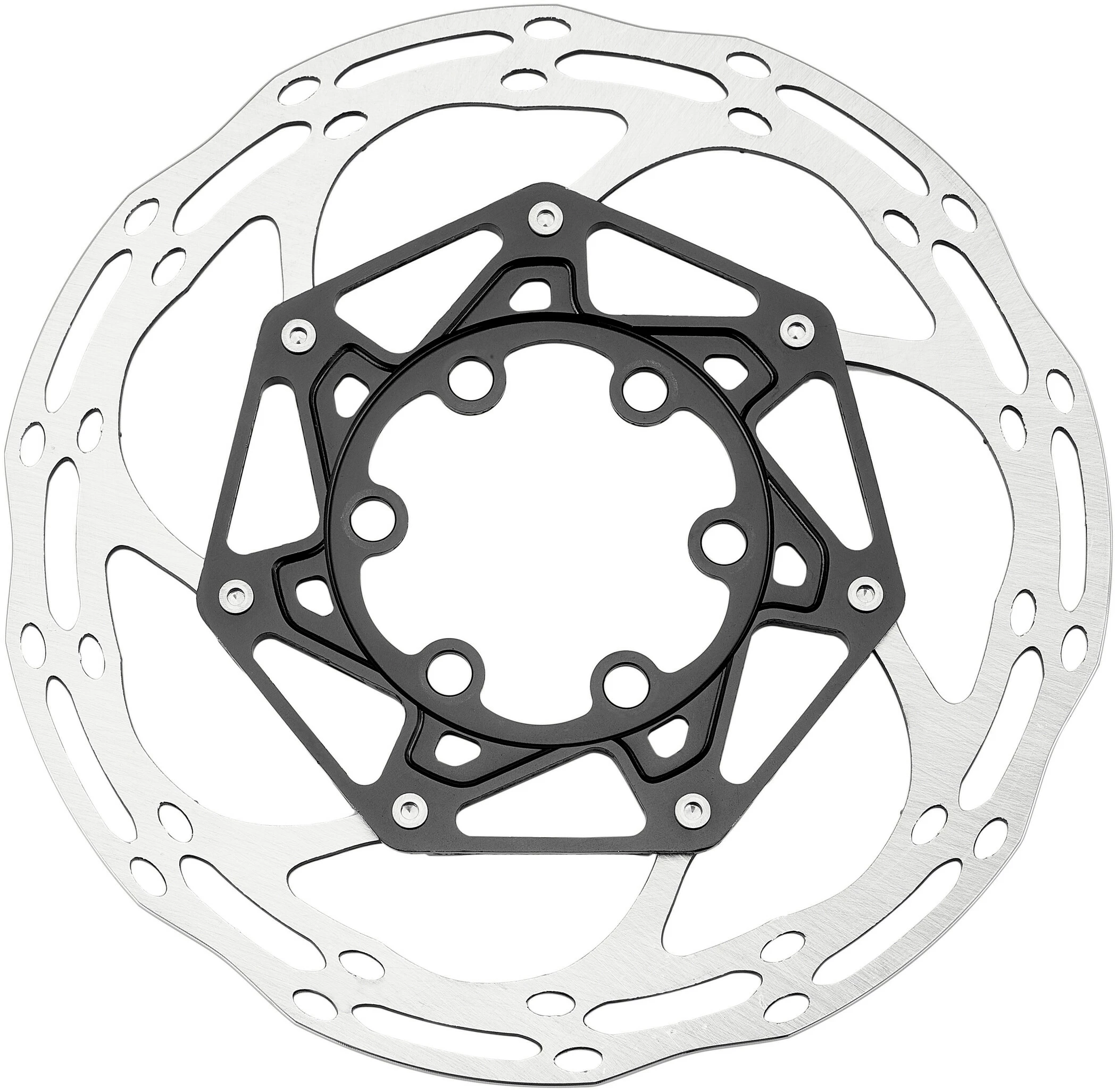 SRAM Centerline Rounded Bremseskive To-delt, Sølv/sort - Billede 2