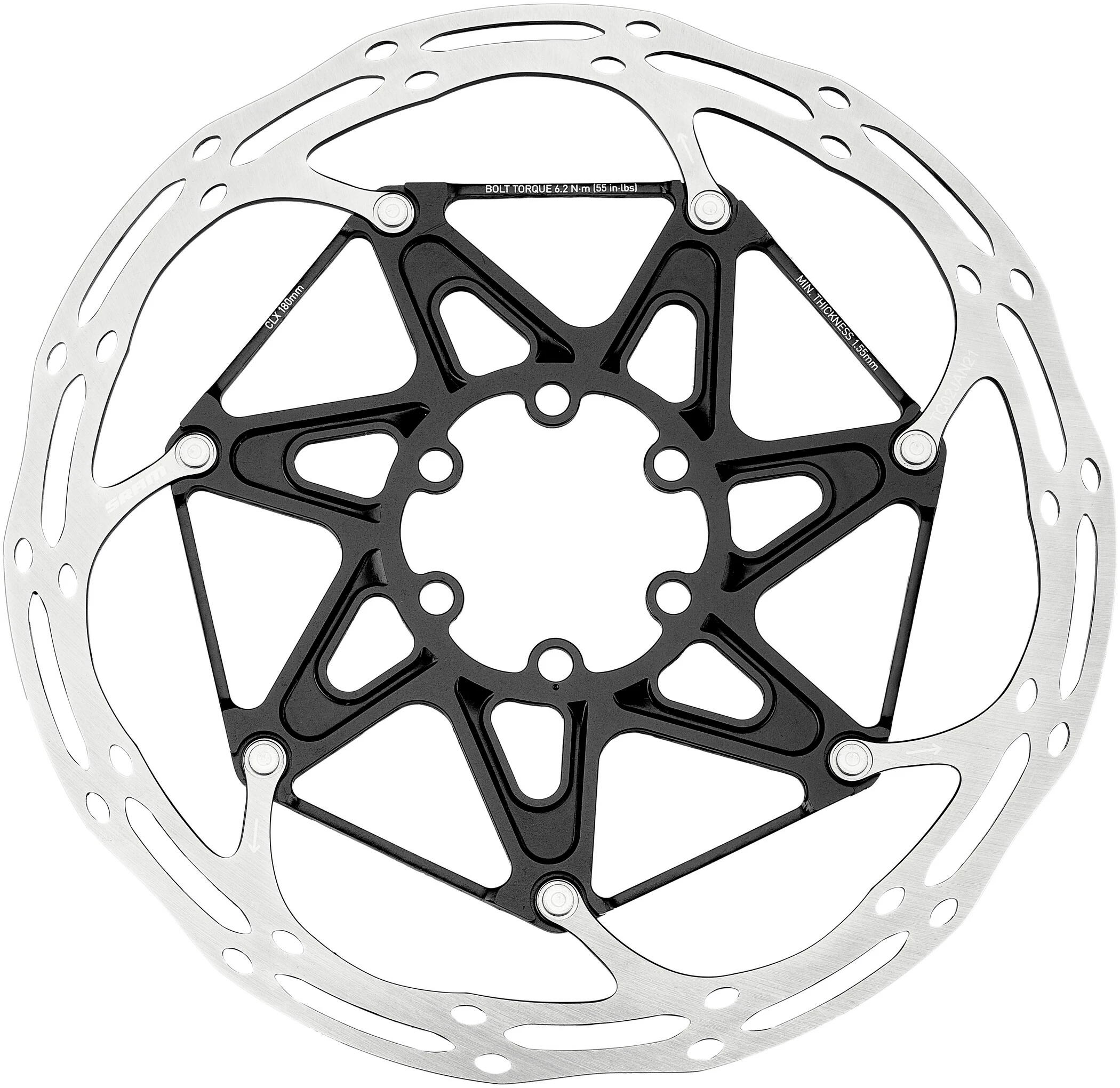 SRAM Centerline X Bremseskive Rund 6-huls