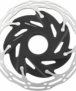 SRAM Centerline XR Rotor Bremseskive To-delt Afrundet Profil Centerlock, Sort/sølv