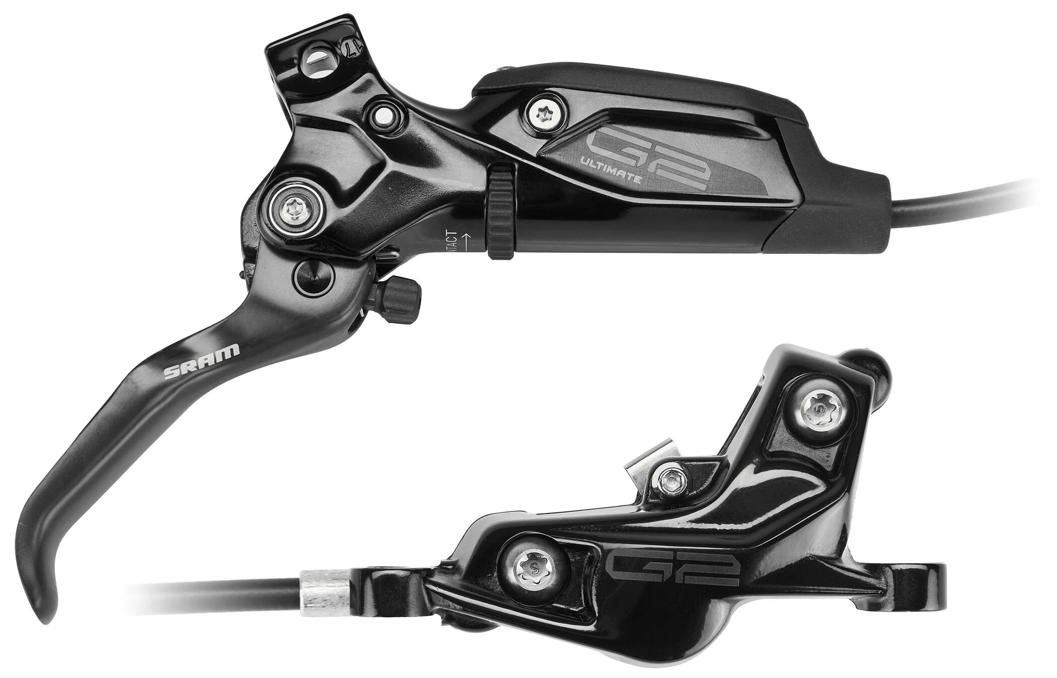 SRAM G2 Ultimate Skivebremse Baghjul, Sort
