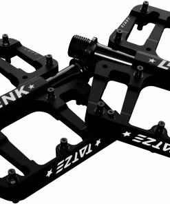 TATZE MTB Link Pedaler Titanium, Sort