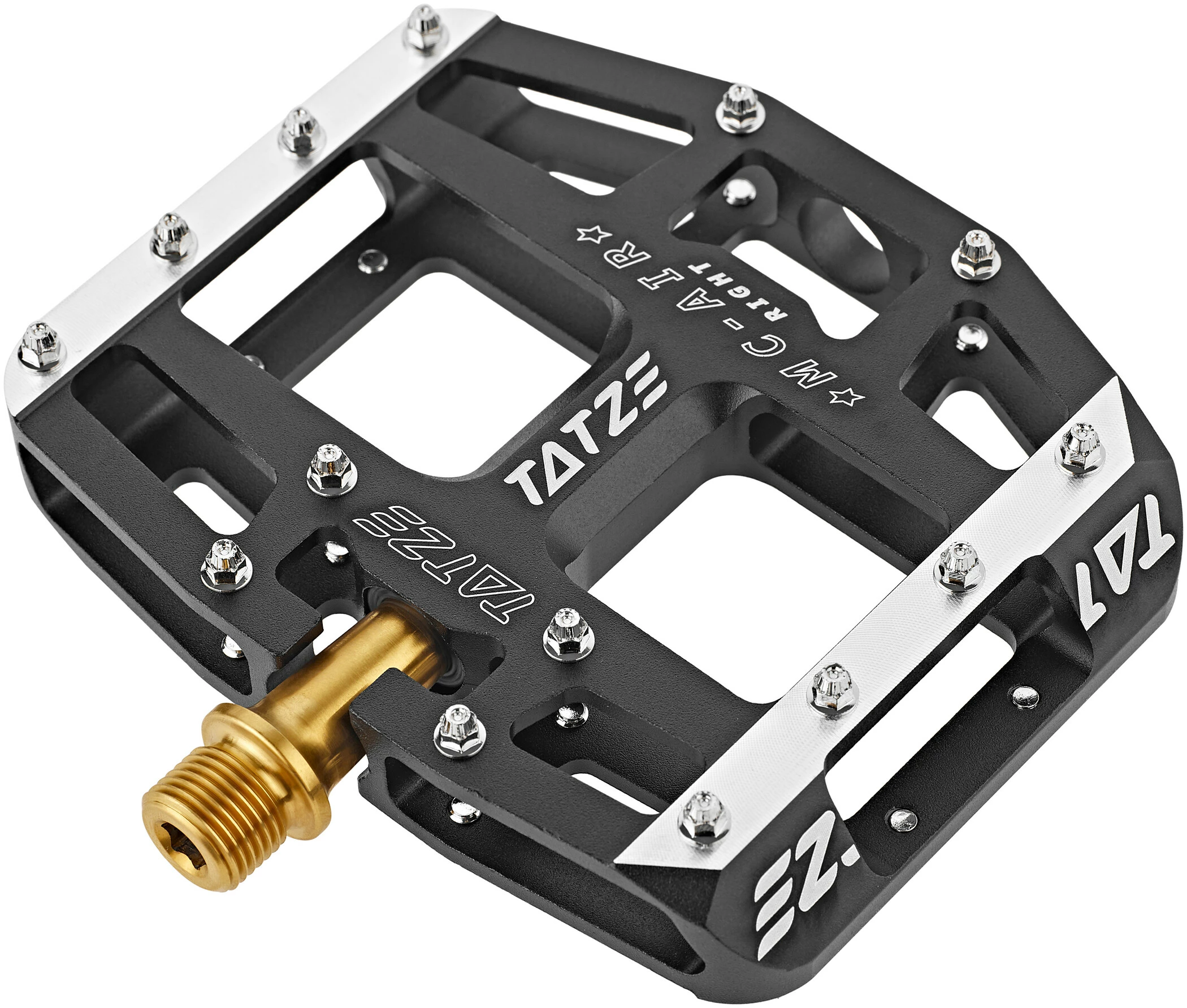 TATZE MTB MC-AIR Fladpedaler Titanium
