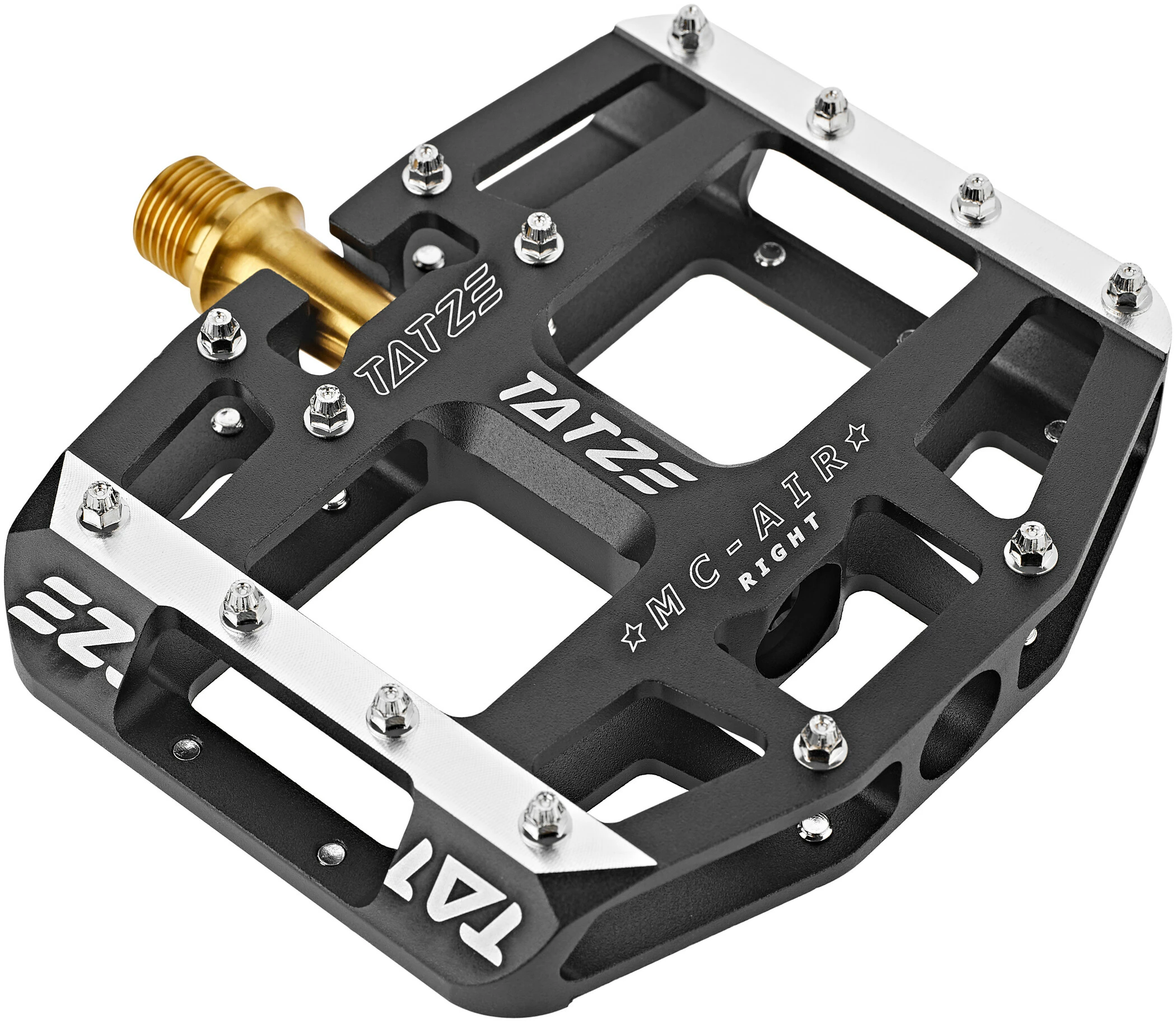 TATZE MTB MC-AIR Fladpedaler Titanium - Billede 2